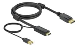 Delock HDMI to DisplayPort cable 4K 30 Hz 1 m