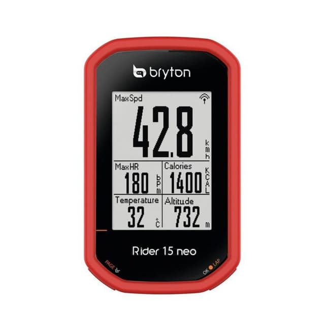 Silikon skal Bryton Rider 15 Neo E - Röd