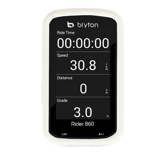 Silikon deksel Bryton Rider 860 E - Hvit