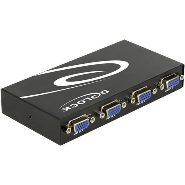 Delock 87635 4 Port VGA-switch dubbelriktad
