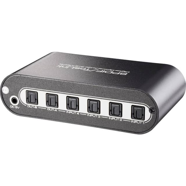 SpeaKa Professional 4x2-port Toslink-Matrix-Switch med