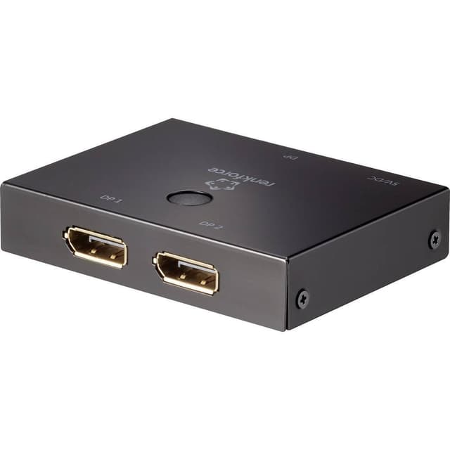 Renkforce 2 Port DisplayPort-switch dubbelriktad 3840 x