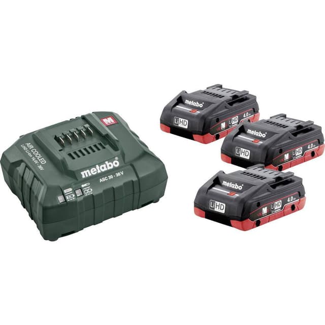 Metabo Basic-Set 3 x LiHD 4.0 Ah 685132000