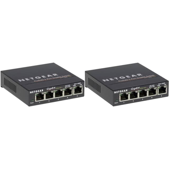 NETGEAR GS105GE (2x) GS105GE Nätverks-switch 5 Port 1