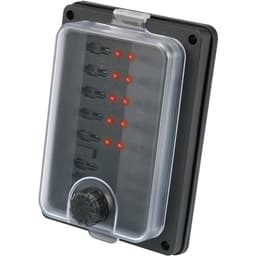 TRU COMPONENTS TC-R3-83-01-1L310 Sikringsholder med statusindikator Passer til Standard fladsikring 25 A 32 V/DC 1 stk