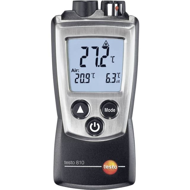 testo 810 Infrarødt termometer Optik (termometer) 6:1