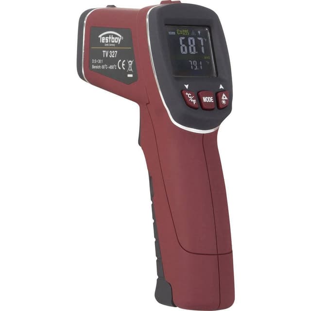 Testboy TV 327 Infrarødt termometer Optik (termometer)