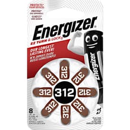 Energizer Hearing Aid PR41 Knappcell ZA 312 Zink-luft