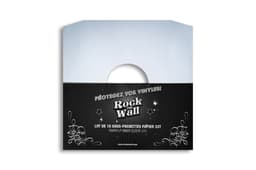 Indvendige lommer til LP'er i hvidt papir 12"x10