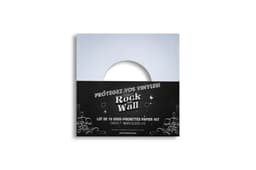 Indvendige lommer til vinyl singler i hvidt papir 7"x10