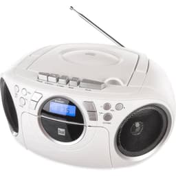 Dual P 70 CD-radio FM AUX, CD, Kassett Vit
