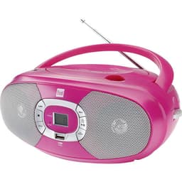 Dual P 390 CD-radio FM, AM CD, USB Rosa