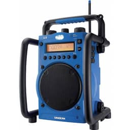 Byggarbetsradio Sangean U-3 FM, AM Stänkvattenskyddad,