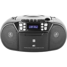 Dual DAB-P 210 CD-radio DAB+, FM AUX, CD, Kassett Svart