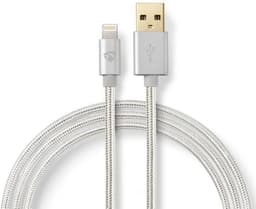 Synkroniserings- och laddningskabel | Guldpläterad 3.0 m | Kabel med USB-A hane