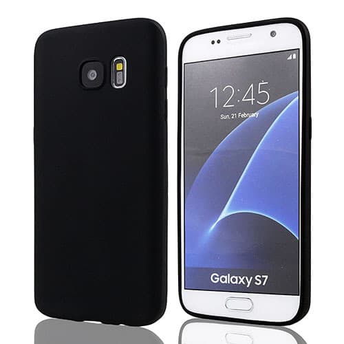 SKALO Samsung S7 Ultratunn TPU-Skal - Svart
