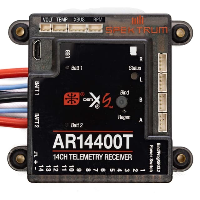 Spektrum AR14400T 14-kanals PowerSafe-modtager