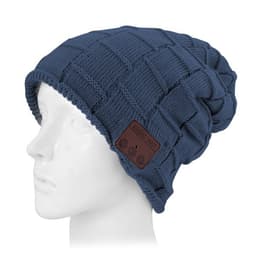 Bluetooth Mössa Stickad - Mörkblå