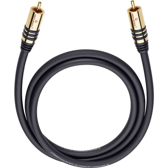 Phono Audio Tilslutningskabel [1x Cinch-stik - 1x
