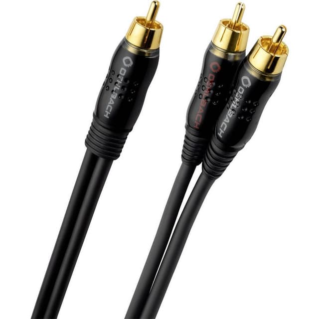Oehlbach D1C23712 RCA Audio Y-kabel [2x RCA-hane - 1x