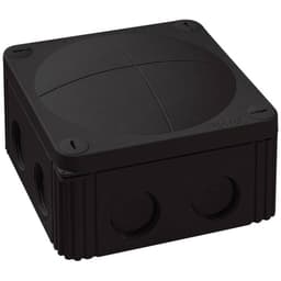 Wiska Combi 607/leer/S Forgreningskasse (L x B x H) 110 x 110 x 66 mm Sort IP66/IP67 1 stk
