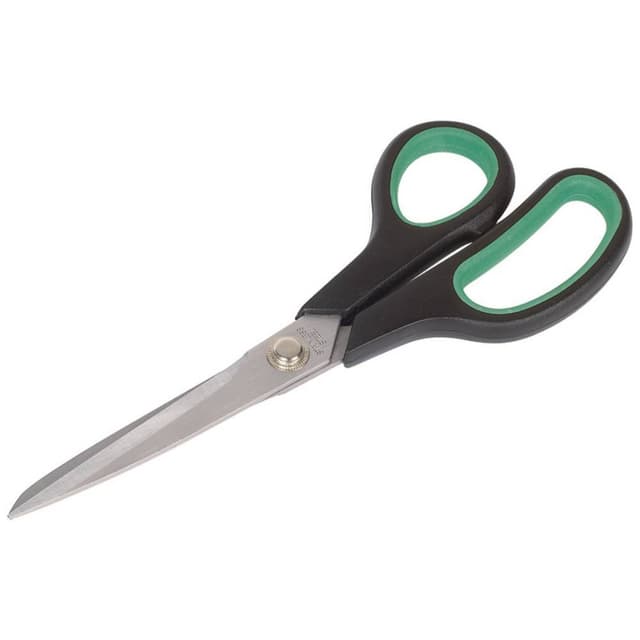 Wolfcraft 4117000 Husholdningssaks 250 mm Sort-grøn