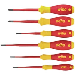 VDE Skruvmejsel set 6 delar Wiha 38362 Spår, Stjärnspår