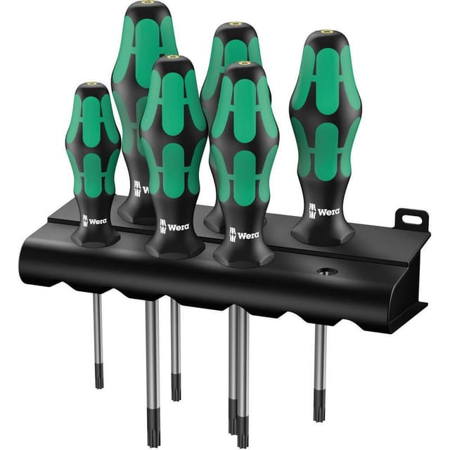 Verkstad Skruvmejsel set 6 delar Wera 367/6 TORXBO