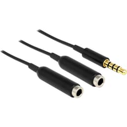 Delock 65575 Jack Audio Y-kabel [1x Jackstik 3,5 mm -