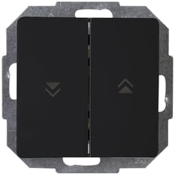 Kopp Insats Strömbrytare Paris Svart (matt) 651550080