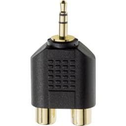 Inakustik 81381 Teleplugg / RCA Audio Y-adapter [1x