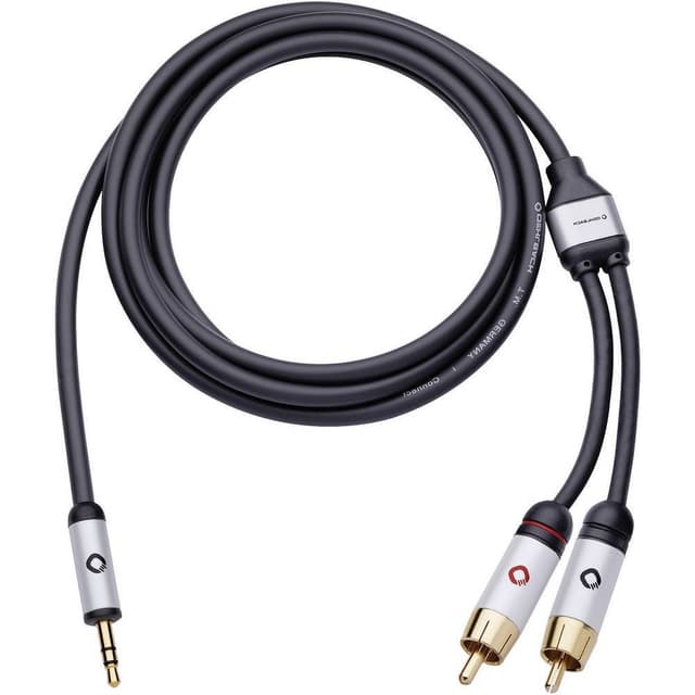 Phono / Jack Audio Tilslutningskabel [2x Cinch-stik -