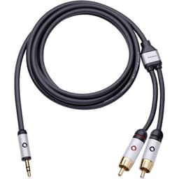 Phono / Jack Audio Tilslutningskabel [2x Cinch-stik -