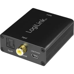 LogiLink neu Toslink / RCA / Teleplugg Audio Adapter