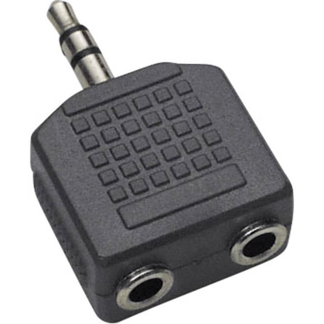 BKL Electronic 1102014 Teleplugg Audio Y-adapter [1x