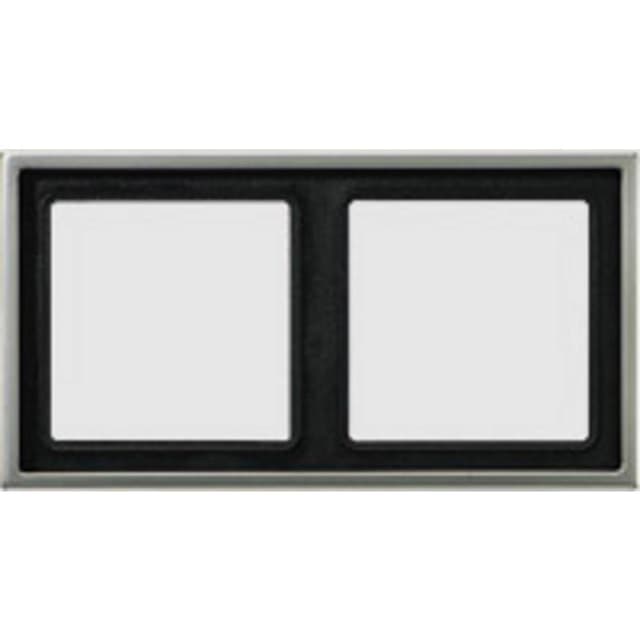 Jung 2x Täckram Aluminium AL2982