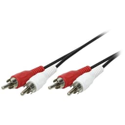 LogiLink RCA Audio Anslutningskabel 2.50 m Svart (matt)