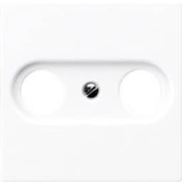 Jung 1x Vippa/centrumplatta TV/Radio Alpinvit