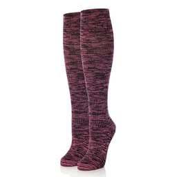 Nuddy støttestrømper str. 41-45 - Cerise Melange