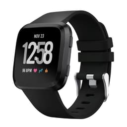 Fitbit Versa armbånd i silikon - sportsmodell - svart - S