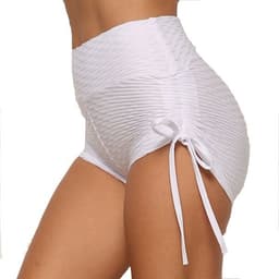 Scrunch Shorts Yogatights Medium- Hvid Butt Lifting