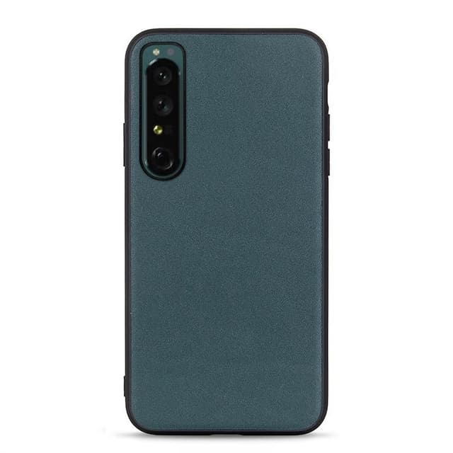 Läder skal Sony Xperia 1 IV - Grön