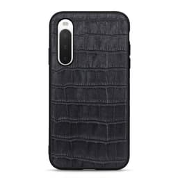 Krokotiilinahkainen kuori Sony Xperia 10 IV - Musta