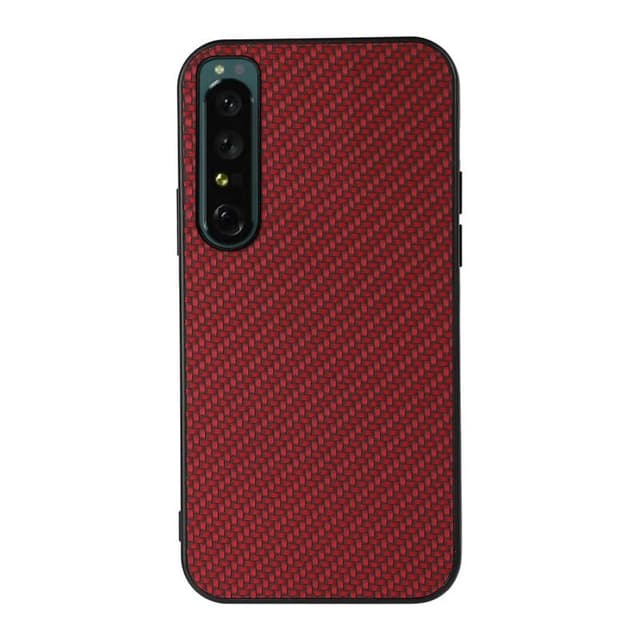 Kolfiber skal Sony Xperia 1 IV - Röd