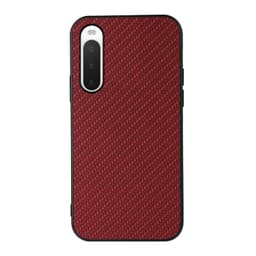 Hiilikuituinen kuori Sony Xperia 10 IV - Punainen