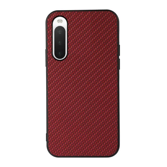 Hiilikuituinen kuori Sony Xperia 10 IV - Punainen