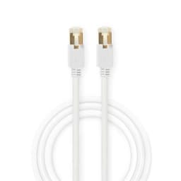 Cat 6 F/UTP-nätverkskabel | RJ45 (8P8C) hane - RJ45 (8P8C) hane | 5.0 m | Vit
