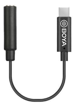 BOYA 3.5mm Female TRS to Male TYPE-C adapter cable