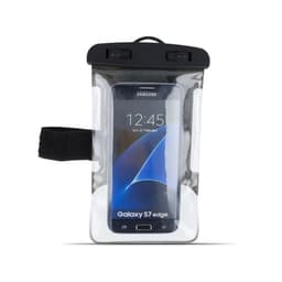 Universal vattentät väska med armband för Mobiltelefoner, 5.5"", Svart