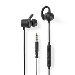 Sporthörlurar | Trådbundna | In-Ear | 1.2 m kabel | Svarta